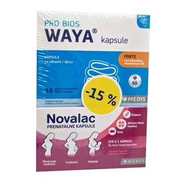 Novalac Prenatal kapsule + Waya forte
